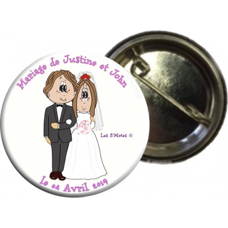 Wedding badge