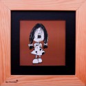 Frame decorating Room of Leah little girl standing 1