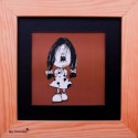 Frame decorating Room of Leah little girl standing 1