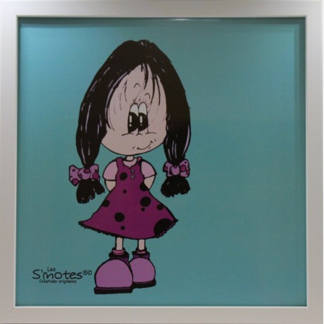 Frame decorating Room of Leah little girl standing 1