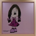 Frame decorating Room of Leah little girl standing 1